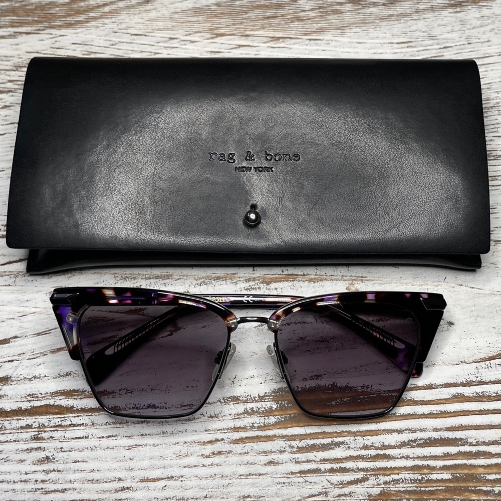 RAG & BONE Sunglasses Womens Cat Eye 53 mm - Picture 2 of 14